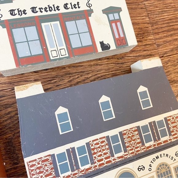 The Cat’s Meow | Vintage 1991 Series IX Lot of 4 Miniature houses Cottage Core - Picture 4 of 10